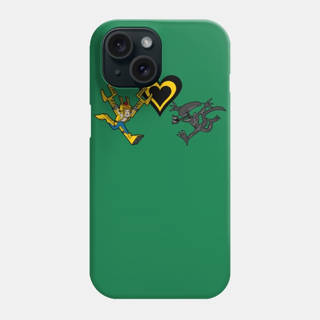 Power Loader Love Phone Case by RobotGhost