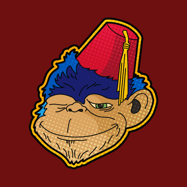 Drunk Chimp by zerostreet