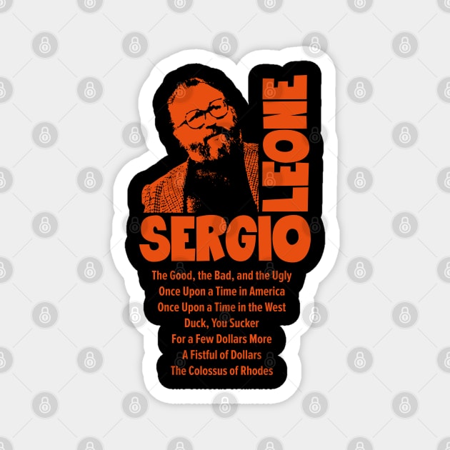 Sergio Leone: A Cinematic Maestro's Legacy Magnet by Boogosh