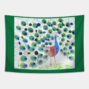 Proud Peacock Tapestry