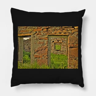 Old Shetland Croft House Pillow