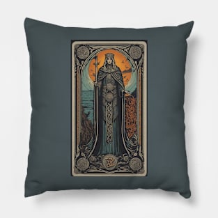 Manannan Mac Lir Irish Sea God Pillow