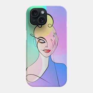 Woman Pop Art - Colorful Comic Art Phone Case