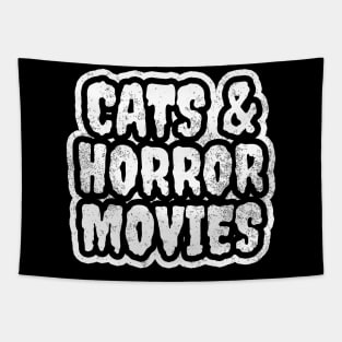 Cats And Horror Movies Tapestry