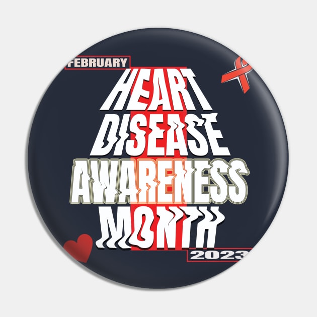 Heart disease awareness month Pin by TeeText