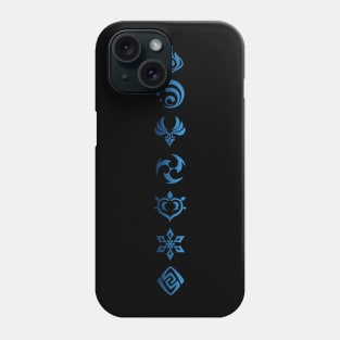 Genshin Impact Elements Phone Case