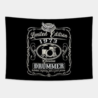 Vintage 1973 Drummer Birthday Musician Limited edition 1973 Tapestry