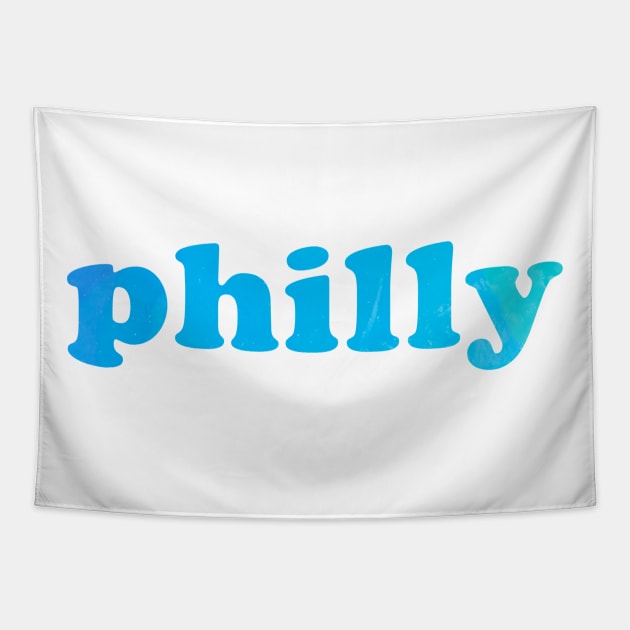 Philly Blue Tapestry by lolosenese