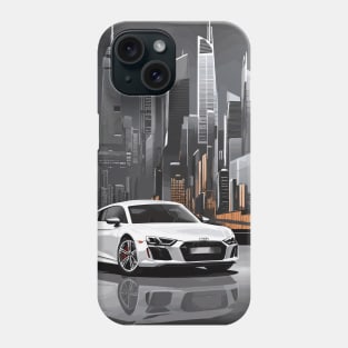 White German Car City Poster Phone Case