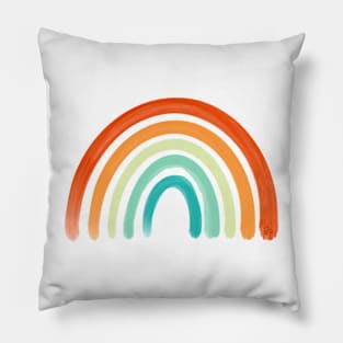 summer and rainbow Pillow