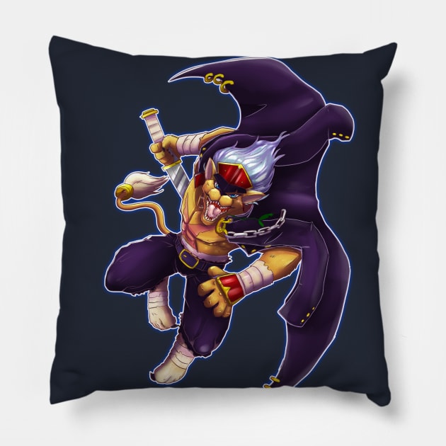 bancholeomon fanart Pillow by DigiTeeshrit