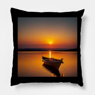 A beautiful sunset view Pillow