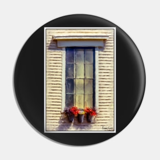 Window Sill Flowers Pin