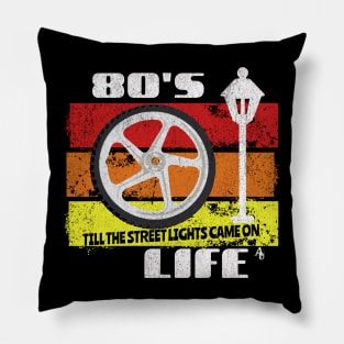 80's Life BMX Vintage Pillow