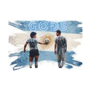 Messi and Maradonna: two gods, one country T-Shirt