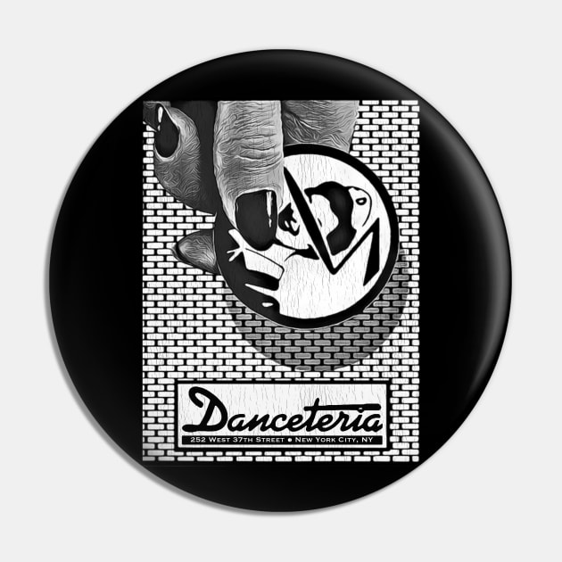 Vintage Danceteria Defunct Nightclub 80s Punk New Wave NYC Pin by darklordpug