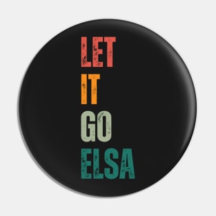 Let It Go Elsa Pin