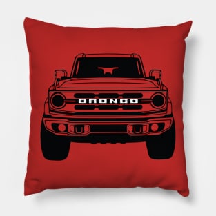 Ford Bronco Front End Pillow