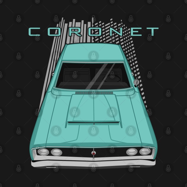 Dodge Coronet 1968 - turquoise by V8social