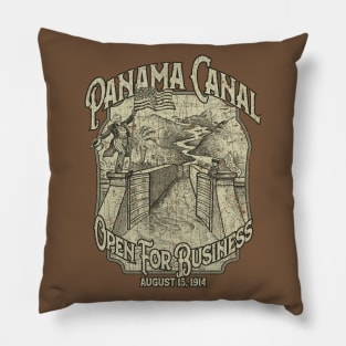 Panama Canal Open For Business 1914 Pillow