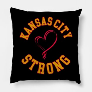 Kansas City Strong Heart Pillow