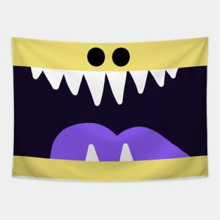 Yellow Monster or Dino Tapestry