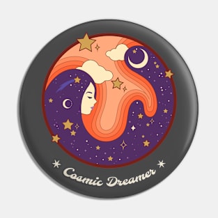 Cosmic Dreamer Moon Child Pin