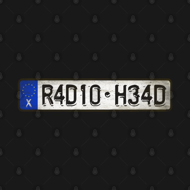 R4D10 - H34D Car license plates by Girladies Artshop