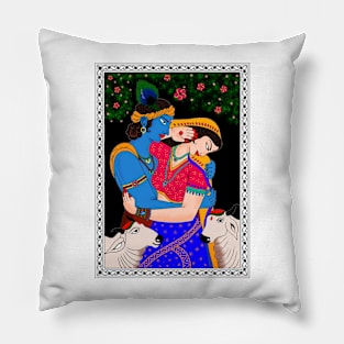 Radha Krishna Pillow