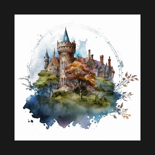 Castle Ornament by Abili-Tees