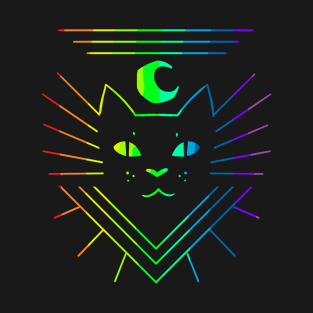 Rainbow Moon Cat T-Shirt