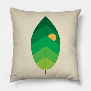 Leaf Landscape Pillow