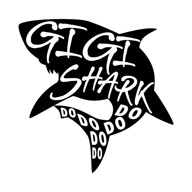 Gigi Shark (Baby Shark) - Minimal Lyrics Shirt by treszurechest