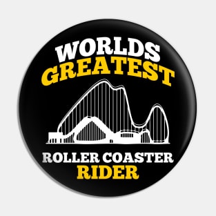 roller coaster rider Pin