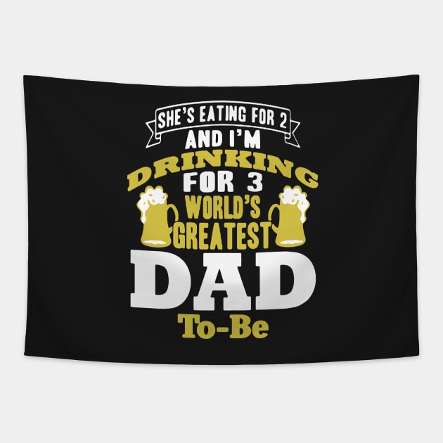 World Greatest Dad Tapestry by babettenoella