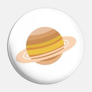 Planet Saturn Pin