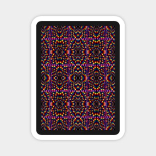 Psychedelic Abstract colourful work 282 Magnet