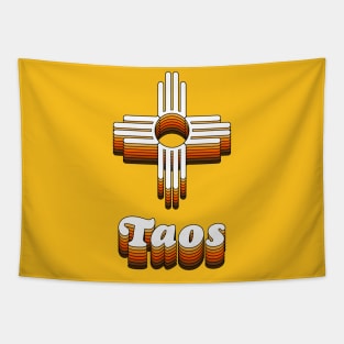 Taos // Retro New Mexico Pride Tapestry