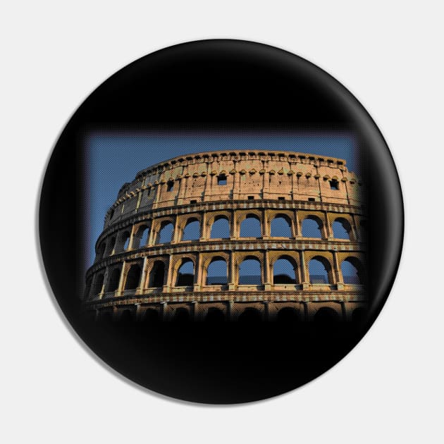 Italy Landmark - Dot Style Pin by Shaun Reichel