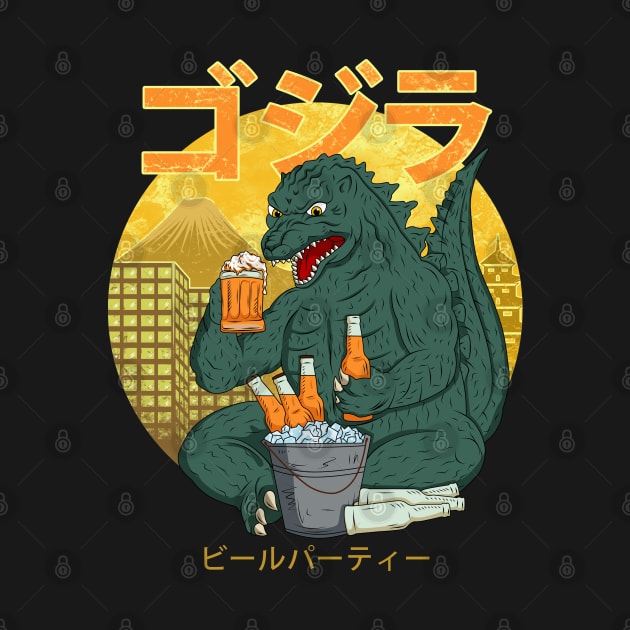 BEER KAIJU by canzyartstudio