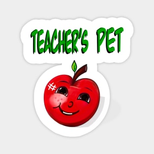 Teacher Teachers Teach Teaching teacher’s pet smiling red apple Magnet