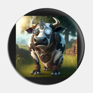 Funny Farm Mad Cow Pin