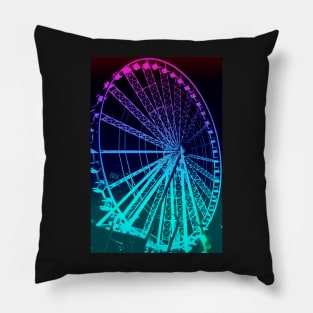 Pastel Brisbane City - Wheel of Brisbane Pillow