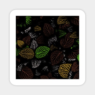 Autumn, Leaves Pattern 19 Magnet