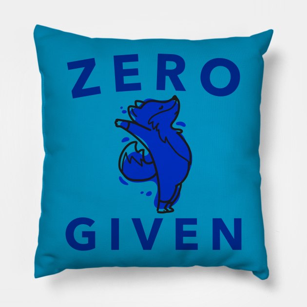 Zero Fox Given Pillow by Apathecary