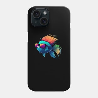 COOL BETTA FISH WITH SUNGLASSES Phone Case