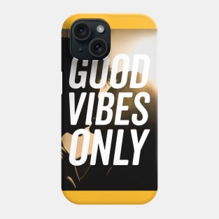 Good vibes couple kissing shirt Phone Case