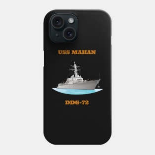 Mahan DDG-72 Destroyer Ship Phone Case