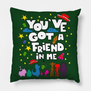 friends and toys, a fun story of love Pillow