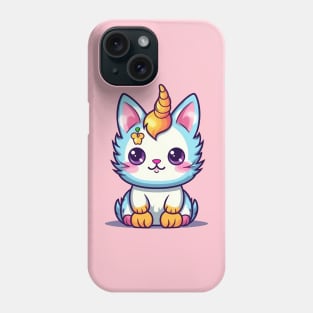 Baby cat unicorn Phone Case